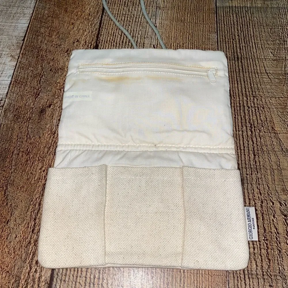 giorgio armani parfum pouch holder travel vintage